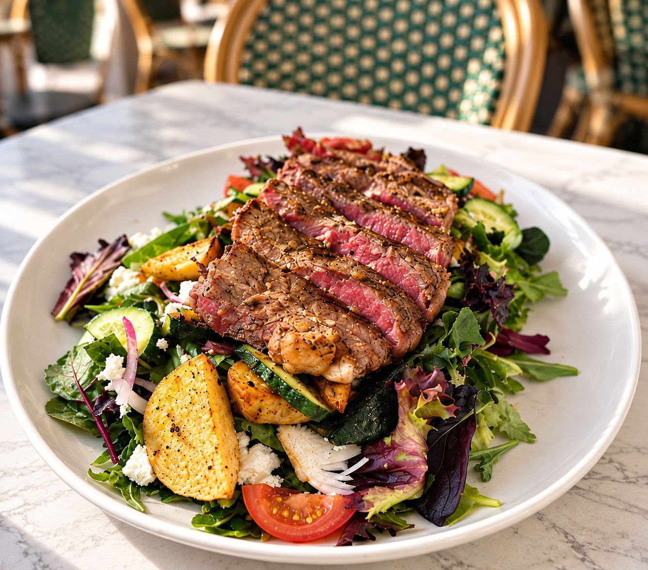 WARM STEAK SALAD